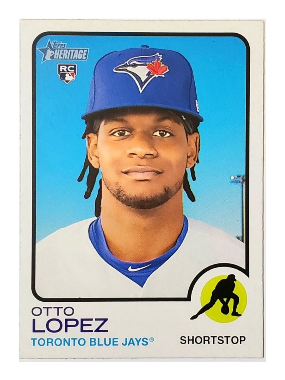 OTTO LOPEZ ROOKIE HIGH NUMBERS 2022 TOPPS HERITAGE #639, BLUE JAYS, MARLINS!
